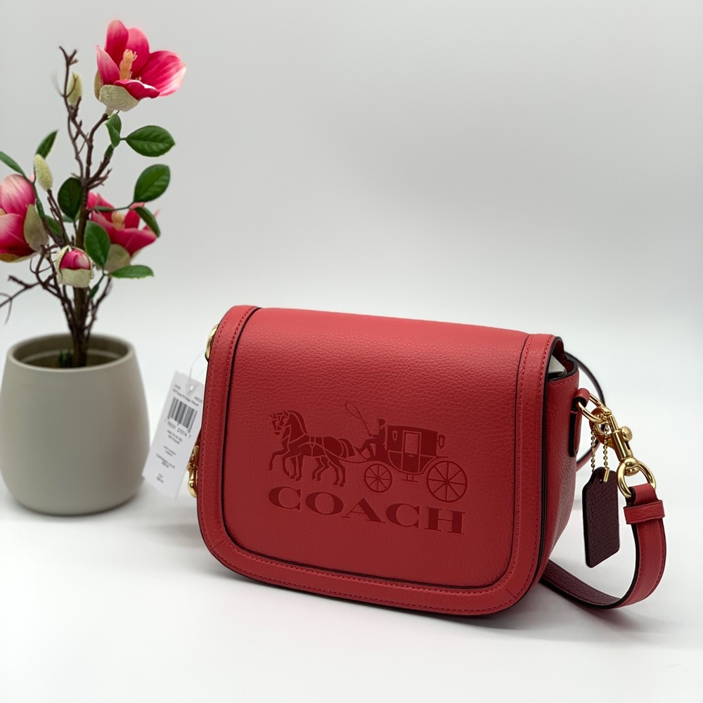 Coach Saddle Bag With Horse And Carriage